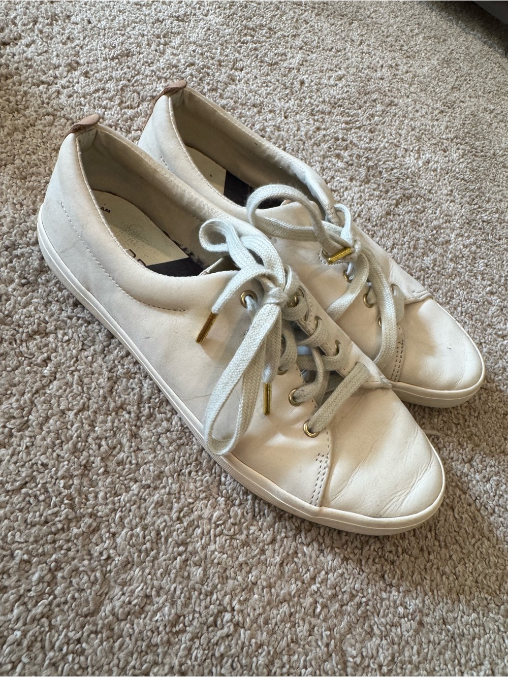 Sperry Women’s White Casual Lace-Up Sneakers